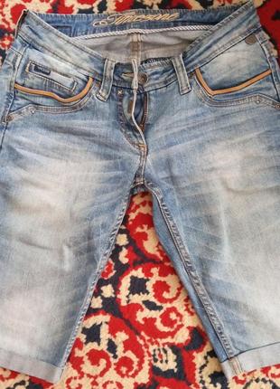Бриджі жіночі джинсові1 фото