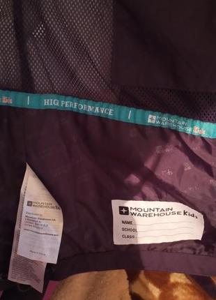 Мембранна куртка вітровка mountain warehouse 9-11л7 фото