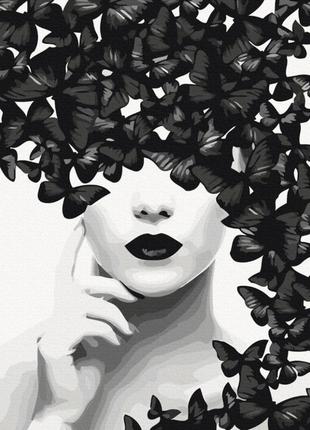 Картина по номерам "загадка бабочек" brushme bs52163 40х50 см