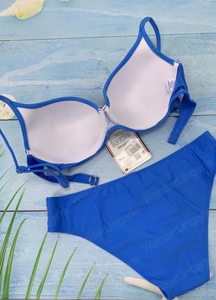 Violetta marko m-476 синий раздельный купальник col.43 фото