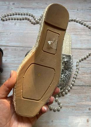 Круті мюлі, сріблясті, нові стильні лофери, шльопанці стиль zara