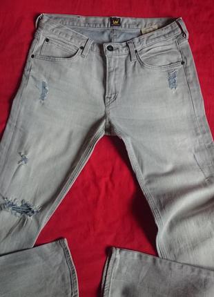 Брендовые фирменные стрейчевые джинсы lee модель luke,оригинал,новые,размер 32/32.5 фото