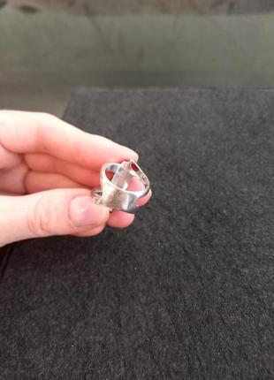 Винтажная кольца серебро 925 с натуралтным камнем3 фото