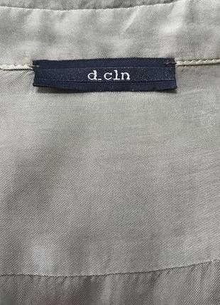 D cln шовкове плаття сорочковий крій , італія р 42-4410 фото