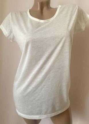 Легка нова біла футболка roly