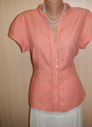 Блуза льняна бохо етно in wear p.42 льон