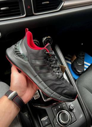 👟мужские кроссовки adidas climacool ventania black &amp; red👟