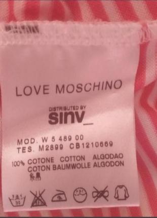 Love moschino платье в полоску, 100%хлопок4 фото