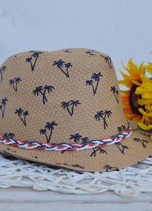 10-14 лет 56 см стильная классика кепка шляпа челентанка для модников lc waikiki вайки пальма6 фото
