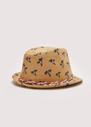 10-14 лет 56 см стильная классика кепка шляпа челентанка для модников lc waikiki вайки пальма4 фото