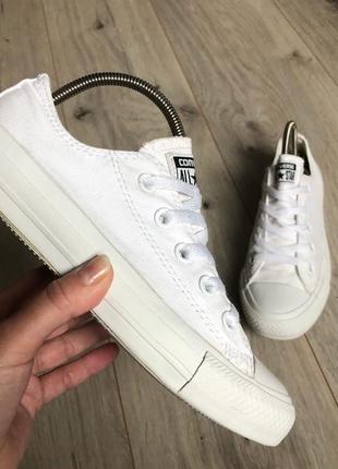 Кеды белые converse (оригинал) р. 35