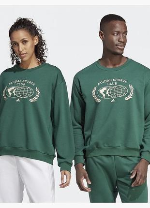 Унисекс свитшот adidas sports club sweatshirt green im1313