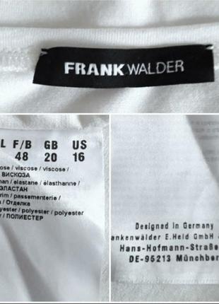 Элегантная стрейчевая блуза, 52-54, натуральная вискоза и эластан, frank walder5 фото