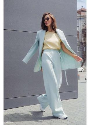 Шикарні брюки палаццо дорогого бренду мятного кольору heine1 фото