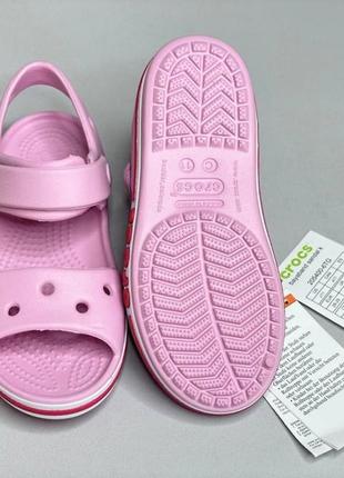 Детские босоножки crocs bayaband crocband, кроксы сандалии crocs размеры 28,29,30 оригинал5 фото