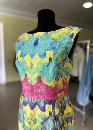 🔥 распродаж 🔥яркое платье с абстрактным принтом muse2 фото