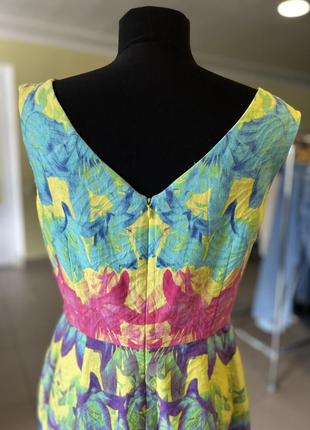 🔥 распродаж 🔥яркое платье с абстрактным принтом muse5 фото