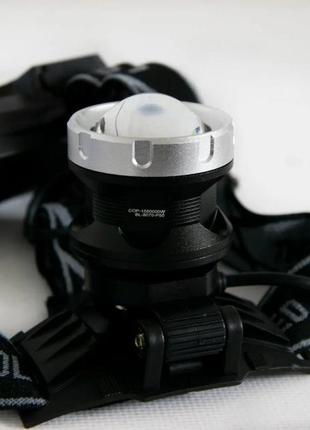 Ліхтарик на голову bailong bl-8070-p50, led налобний акумуляторний ліхтар6 фото