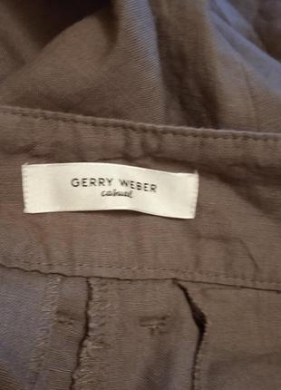 Льняные брюки под пояс gerry weber. 5