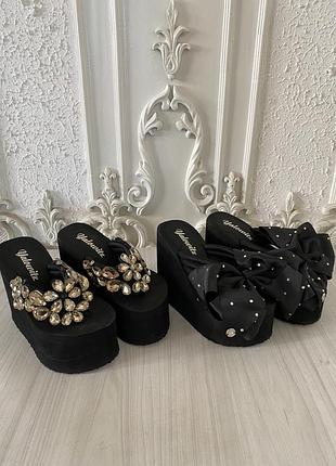 Тапочки тапки на танкетці платформі шльопи 33 розмір