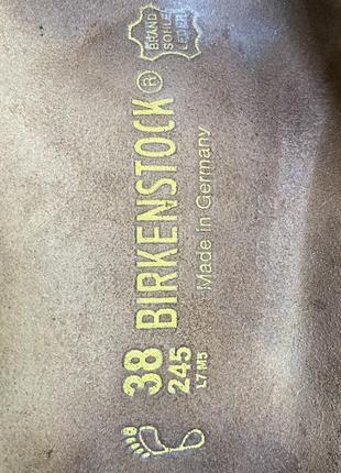 Birkenstock шлёпанцы 38 размер женские кожаные оригинал2 фото