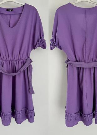 Платье легкая ткань жатка