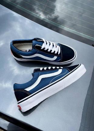 Vans old school blue