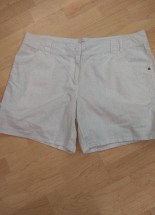 Шорты лен котон бриджи