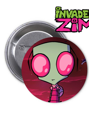 Значок invader zim завойовник зім