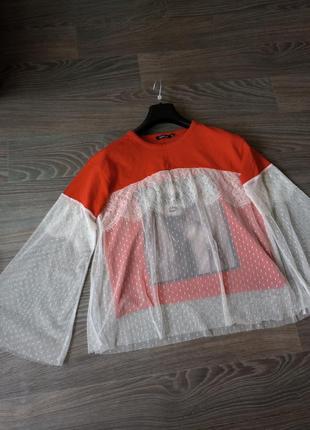 Дуже красива крута  комбінована кофтина