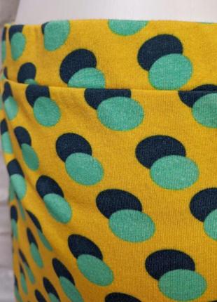 Moshiki элегантная трикотажная юбка из хлопка5 фото