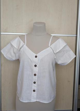 Белая блуза ambar