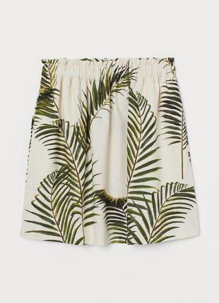 H&m летняя юбка в составе любое с папоротниками