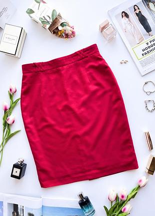 Прямая юбка с высокой посадкой юбка карандаш