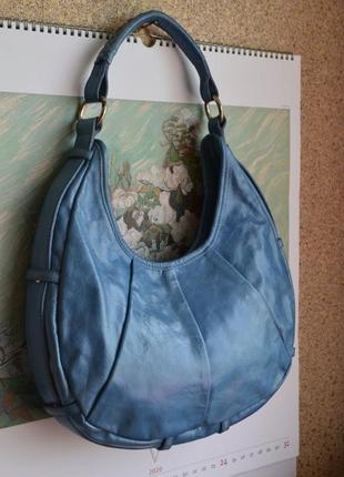 Genuine leather кожаная сумка.3 фото