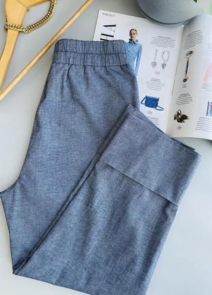 Zara кюлоти штани широкі брюки з широкими манжетами