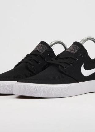 Кросівки, кеды nike zoom stefan janoski з цупкої тканини та вишитим лого, оригінал