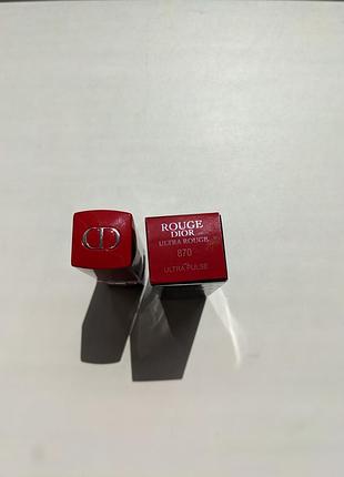 Помада dior rouge dior ultra rouge 870 ultra pulse3 фото