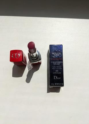 Помада dior rouge dior ultra rouge 870 ultra pulse5 фото