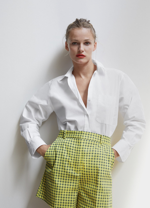 Шорты zara в клетку