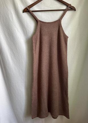 Трикотажный сарафан zara2 фото