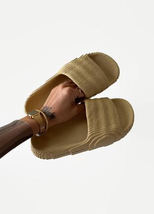 Тапки adilette slide beige тапочки