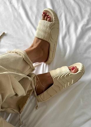 Тапки adilette slide beige тапочки