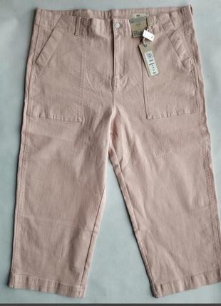 Джинсы / джинсовые кюлоты с высокой посадкой marks &amp; spencer