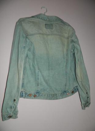 Р. 44-46/s-m джинсовая куртка мужская светлая alcott (подойдёт для подростков)