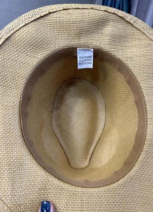 Шляпа федора натуральная летняя4 фото