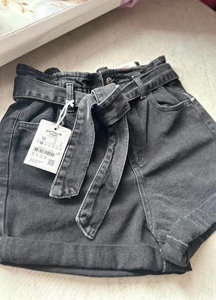 Джинсові шорти чорні