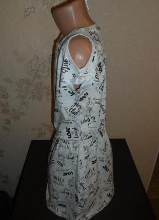 Платье * george* с единорогами, с открытыми плечиками, 7-8 лет (122-128 см)2 фото