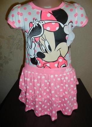 Платье * disney*  c minni, 3 года (98 см)