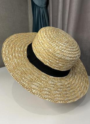 Капелюх канотьє натуральний літній